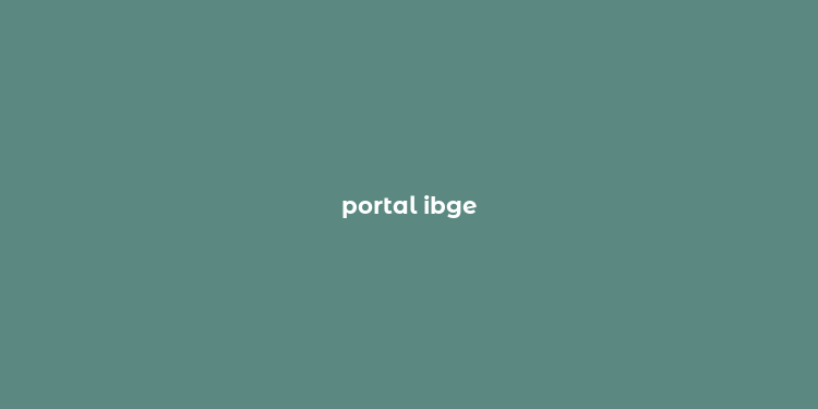 portal ibge