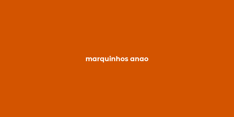 marquinhos anao