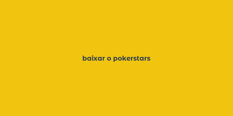 baixar o pokerstars