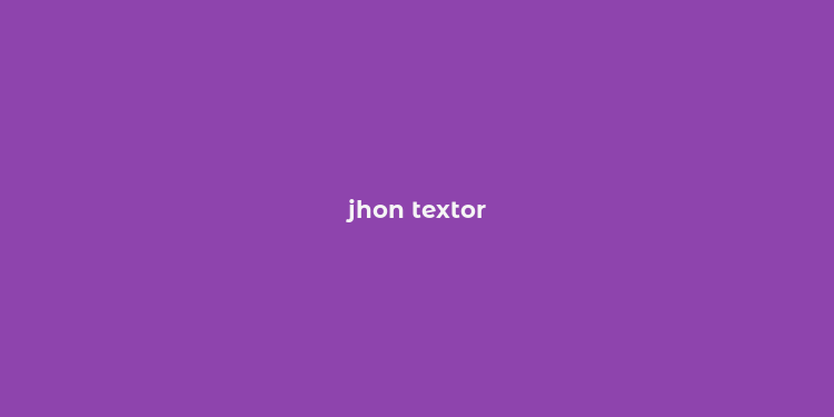 jhon textor