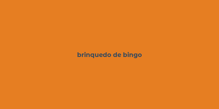 brinquedo de bingo