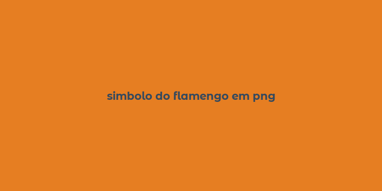 simbolo do flamengo em png