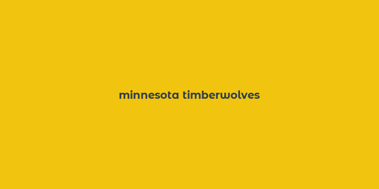 minnesota timberwolves