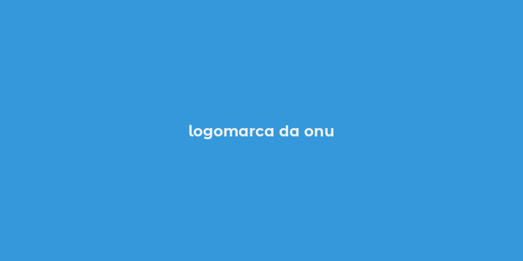 logomarca da onu