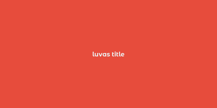 luvas title