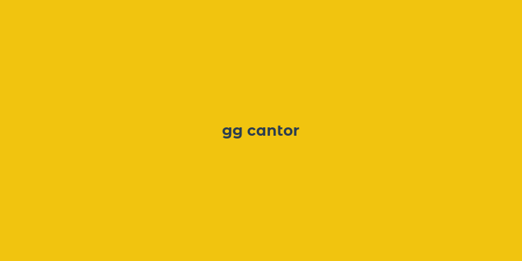 gg cantor