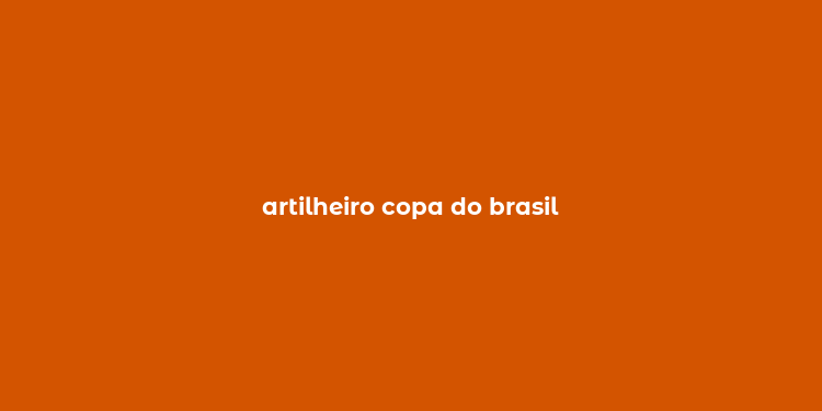 artilheiro copa do brasil