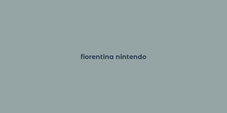 fiorentina nintendo