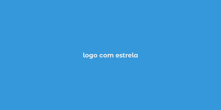 logo com estrela