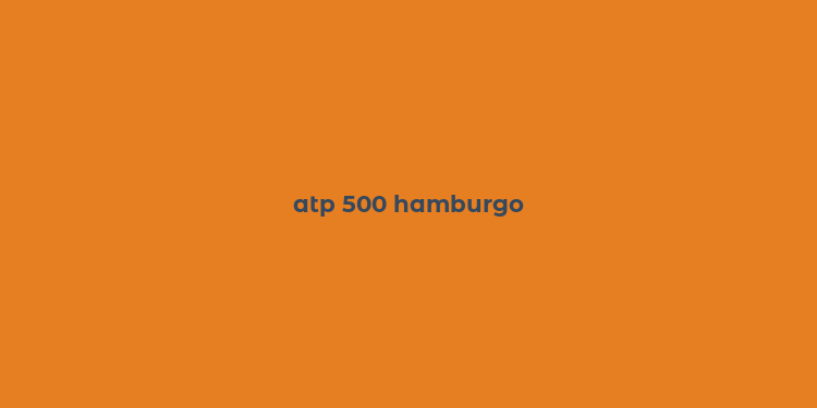 atp 500 hamburgo