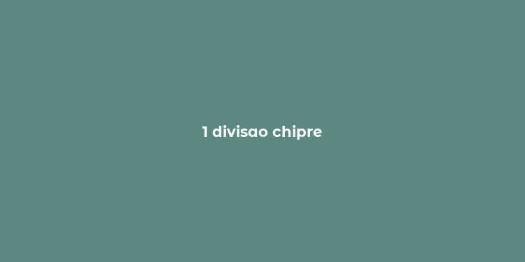 1 divisao chipre