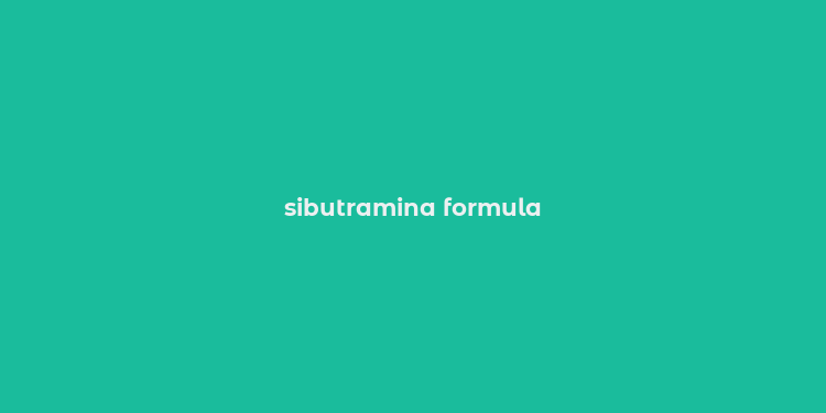 sibutramina formula