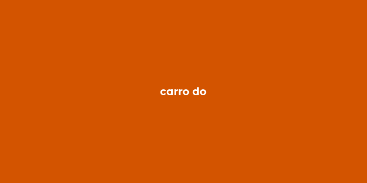 carro do