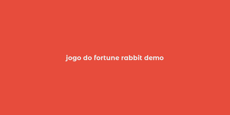 jogo do fortune rabbit demo