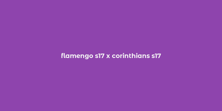 flamengo s17 x corinthians s17