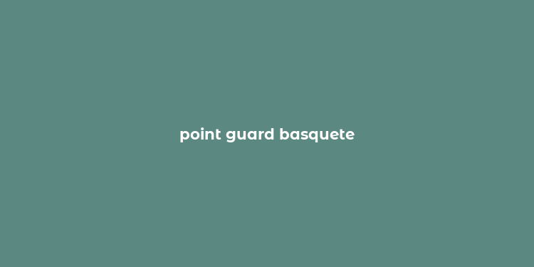 point guard basquete