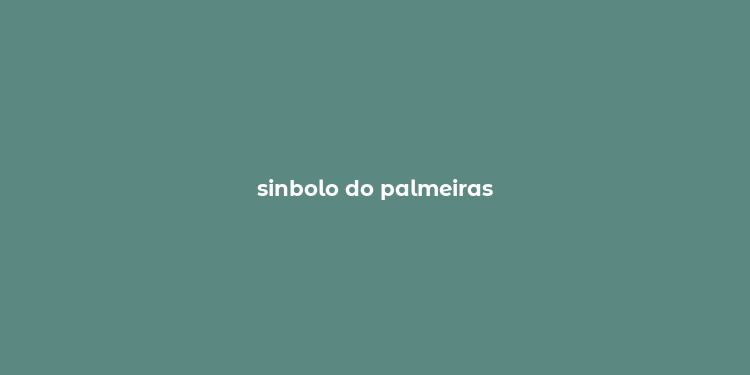 sinbolo do palmeiras