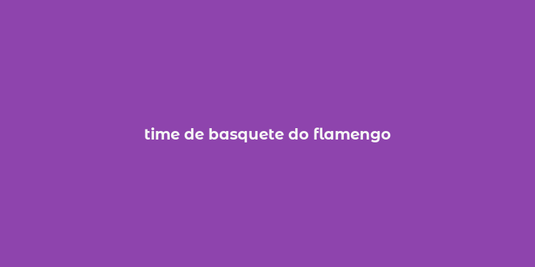 time de basquete do flamengo