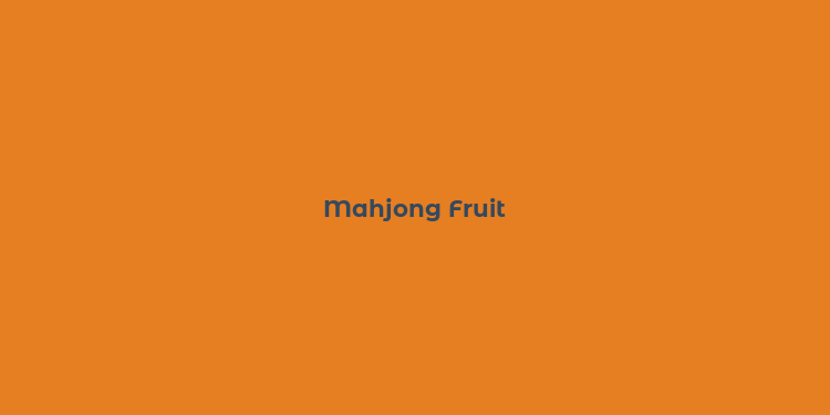 Mahjong Fruit