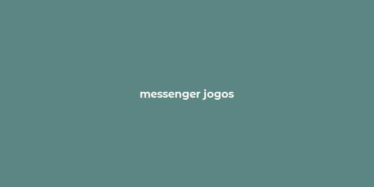 messenger jogos