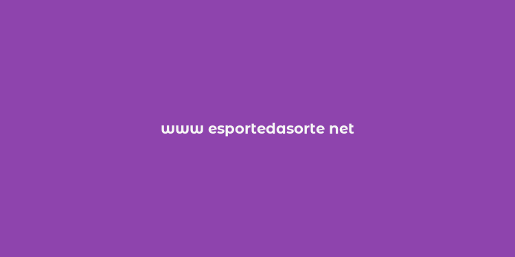 www esportedasorte net