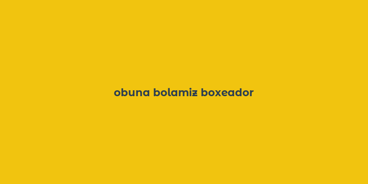 obuna bolamiz boxeador