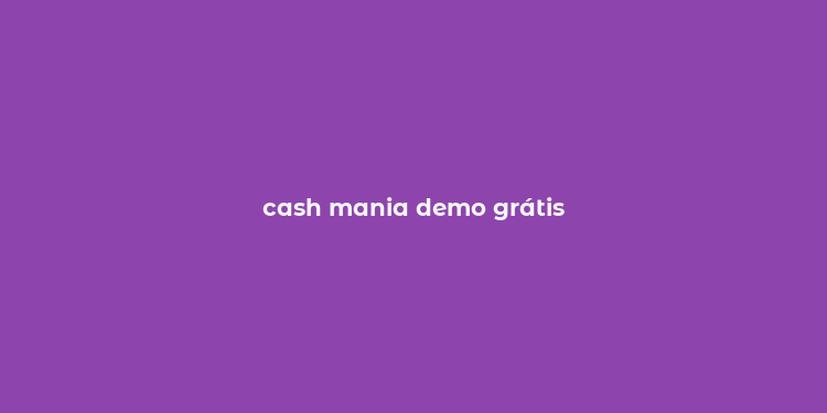 cash mania demo grátis