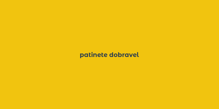 patinete dobravel