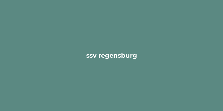 ssv regensburg