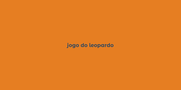 jogo do leopardo