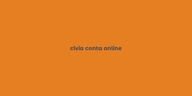 civia conta online