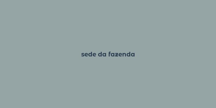 sede da fazenda