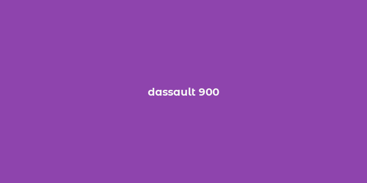 dassault 900