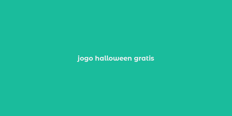 jogo halloween gratis