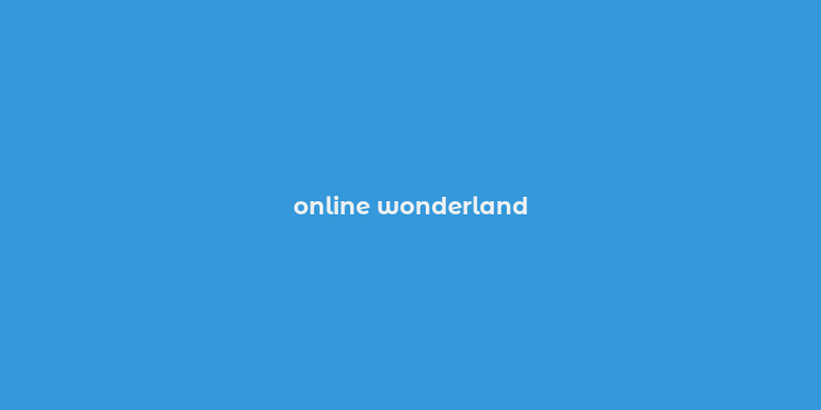 online wonderland