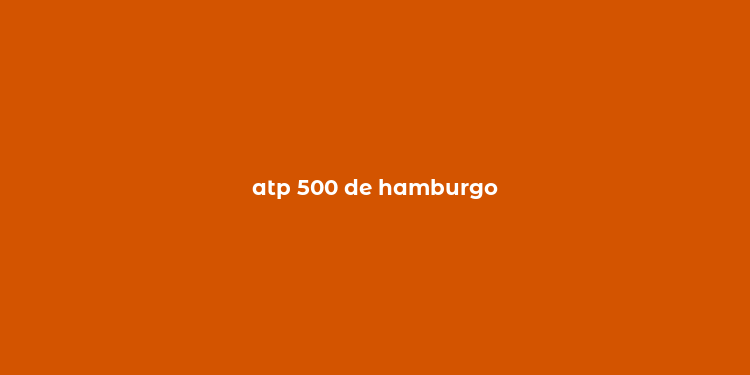 atp 500 de hamburgo