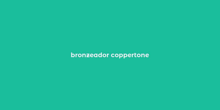 bronzeador coppertone