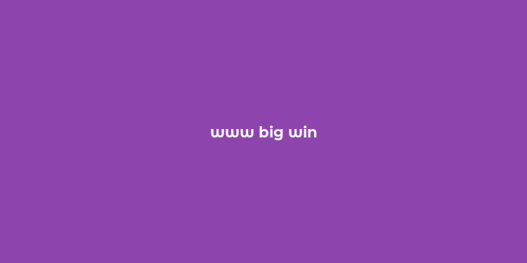 www big win