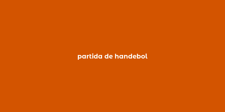 partida de handebol