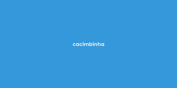 cacimbinha