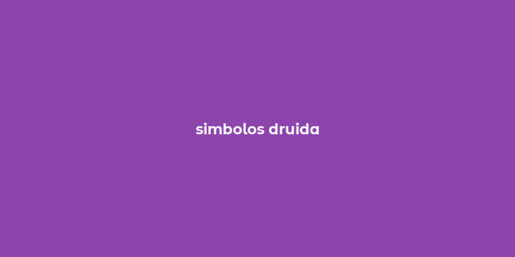 simbolos druida