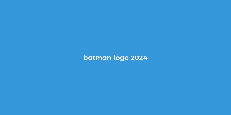 batman logo 2024