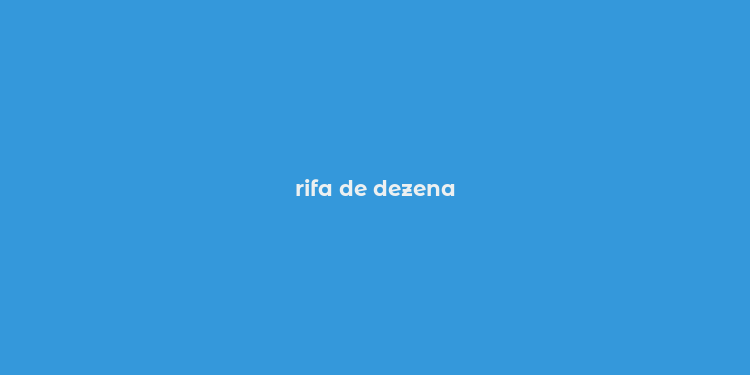 rifa de dezena