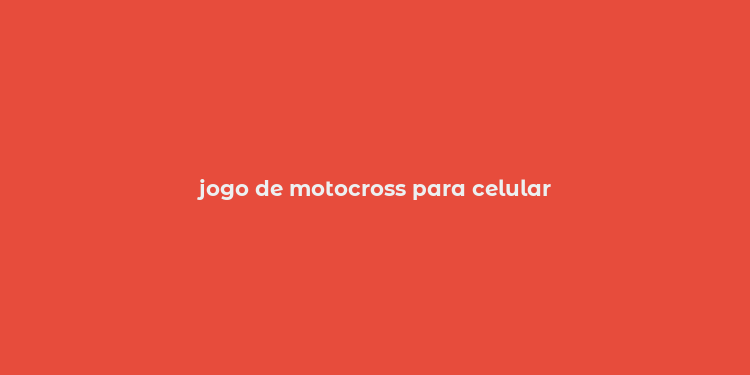 jogo de motocross para celular