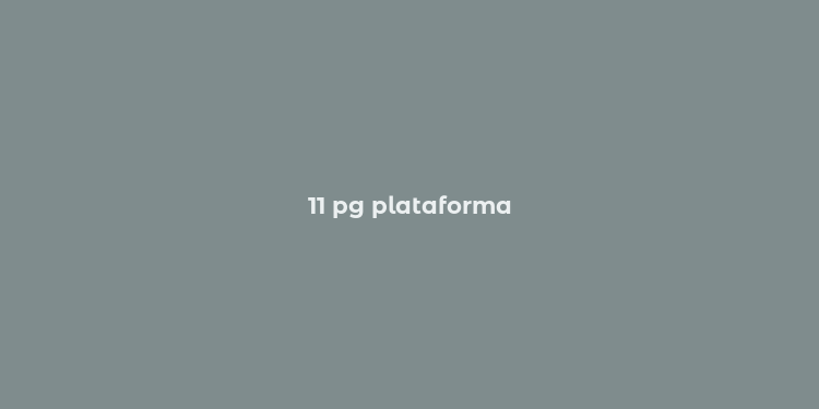 11 pg plataforma