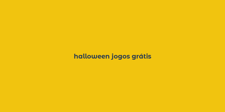 halloween jogos grátis