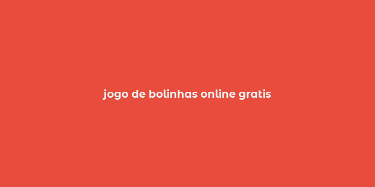 jogo de bolinhas online gratis