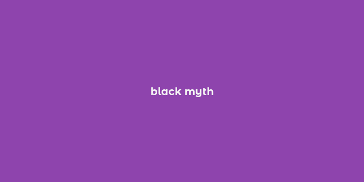 black myth