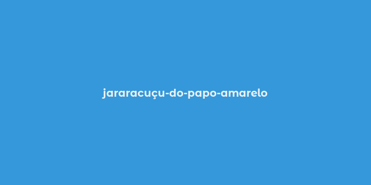 jararacuçu-do-papo-amarelo