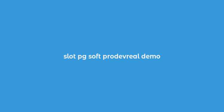 slot pg soft prodevreal demo